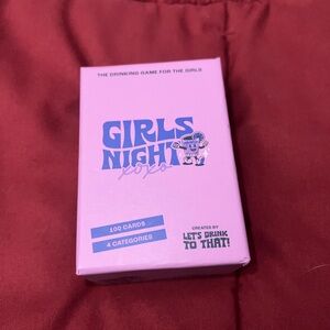 Girls Night XOXO Party Card Game - Pink